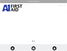 Tablet Screenshot of a1firstaid.co.nz